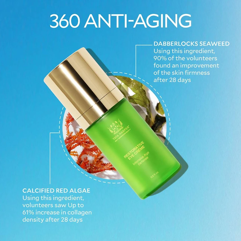 Crème contour des yeux anti-âge rechargeable pour les cernes et l'éclat