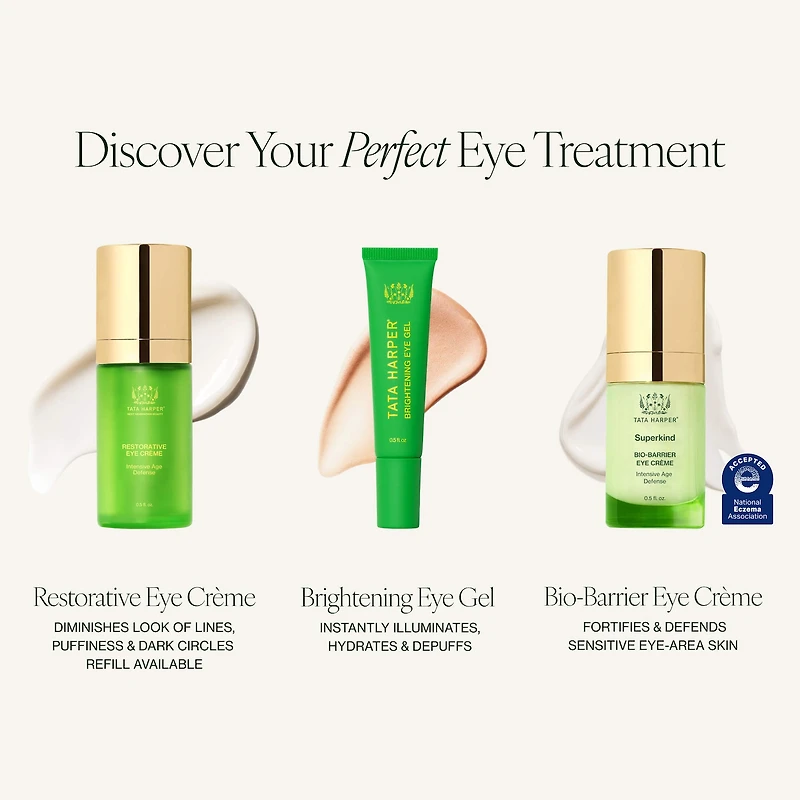 Crème contour des yeux anti-âge rechargeable pour les cernes et l'éclat