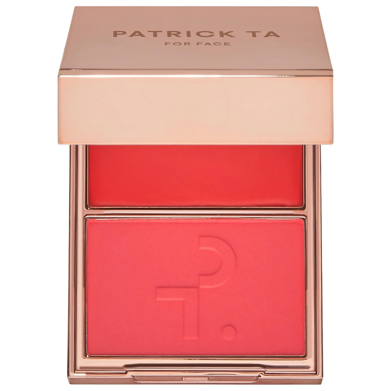 PATRICK TA Major Headlines Double-Take crème & powder Blush Duo 0.17 oz and powder/5 g 5