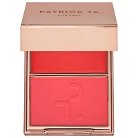 PATRICK TA Major Headlines Double-Take crème & powder Blush Duo 0.17 oz and powder/5 g 5