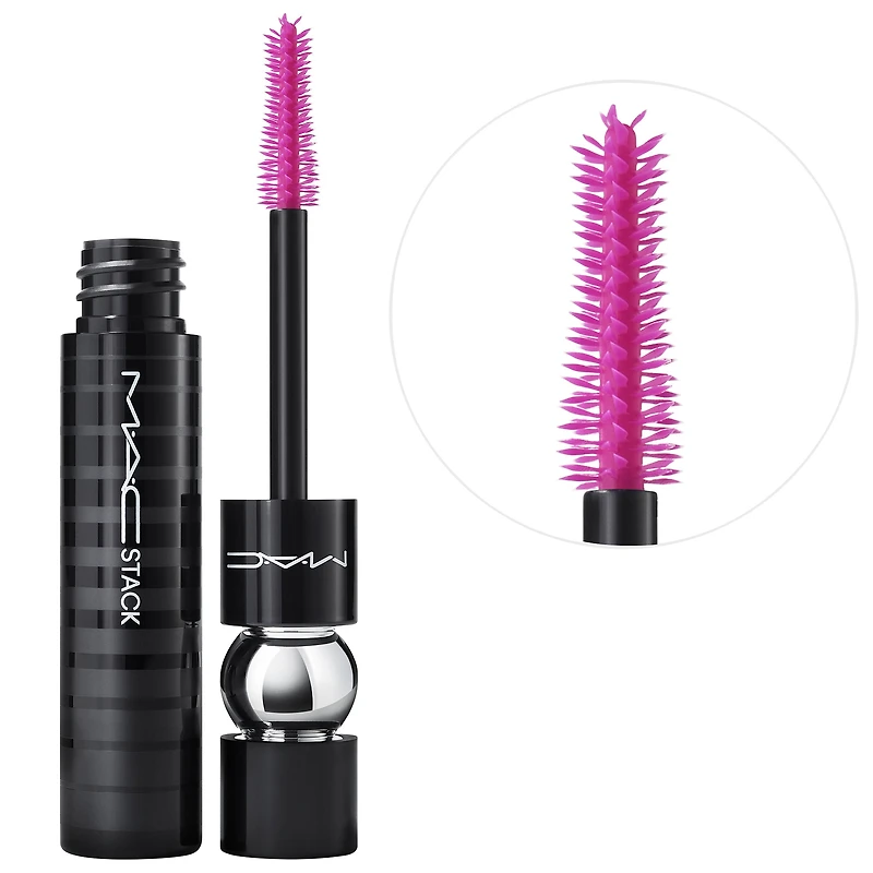 MAC Cosmetics M·A·CStack Mascara Endlessly Buildable Clump-Resistant Volumizing and Lengthening Mascara 0.40 oz/ 12 mL