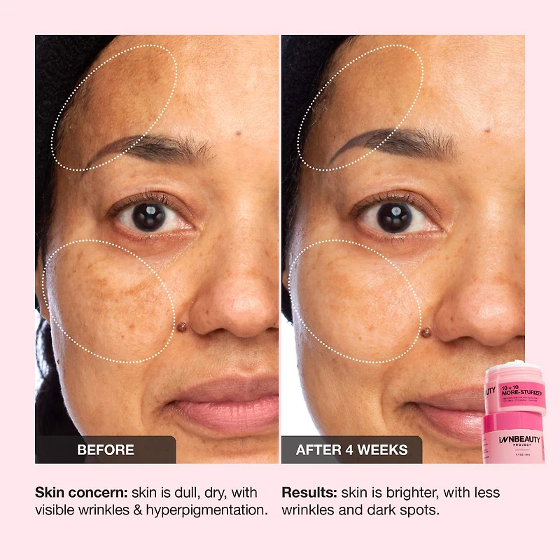 Hydratant 10 + 10 avec vitamine C à 10 % et complexe de peptides à 10 %