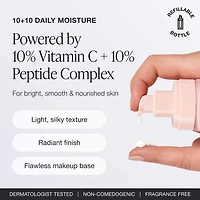 10 + 10 Moisturizer with 10% Vitamin C + 10% Peptide Complex + Ceramides