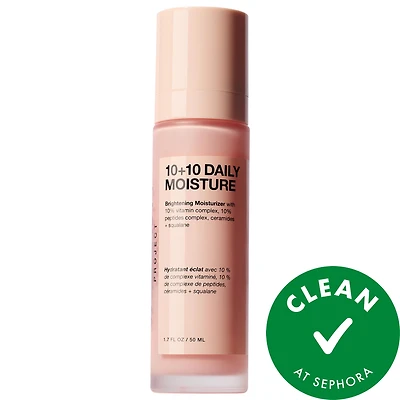 10 + 10 Moisturizer with 10% Vitamin C + 10% Peptide Complex + Ceramides