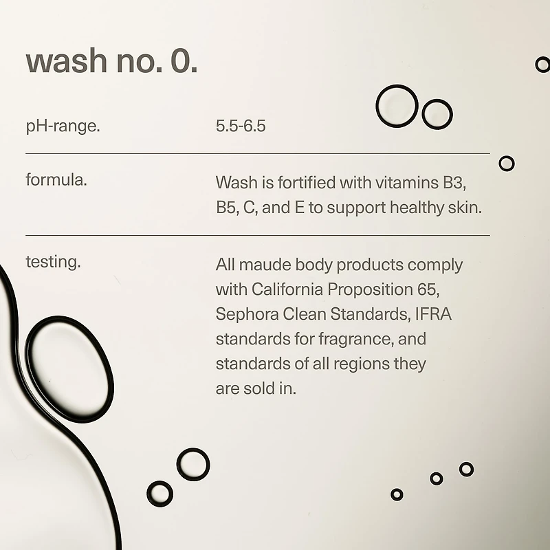 wash - pH-balanced body and bubble bath