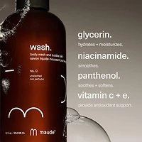 wash - pH-balanced body and bubble bath