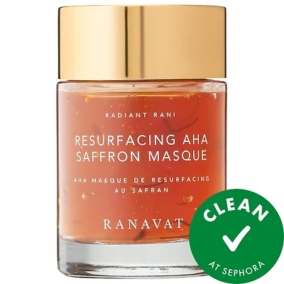 Resurfacing & Regenerative Masque with Fruit AHAs, Papaya Enzymes, and Saffron to Brighten and Smooth