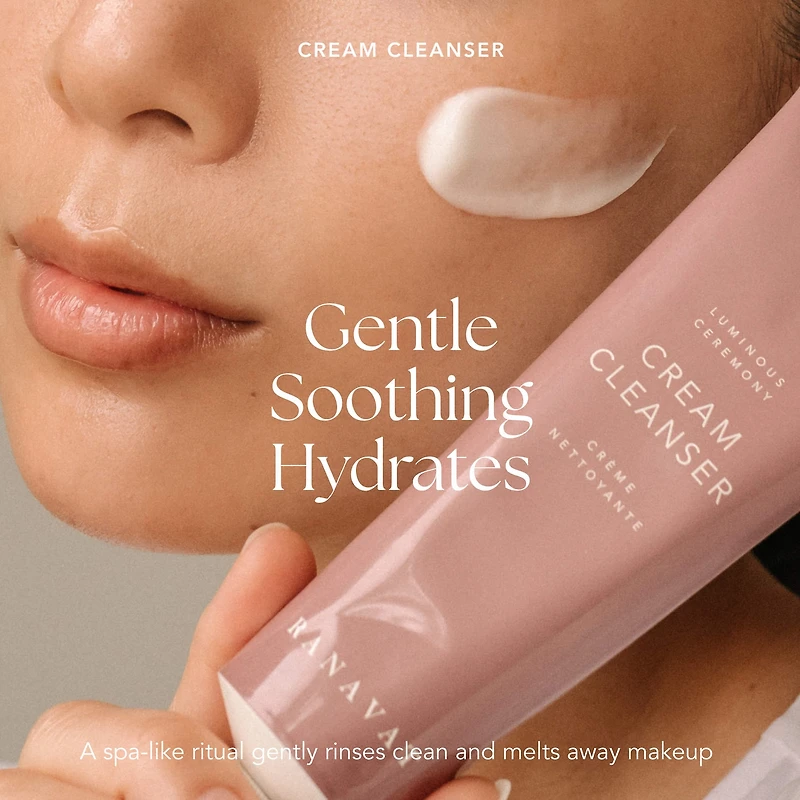 Hydrating Rose Cream Cleanser for Dry Skin