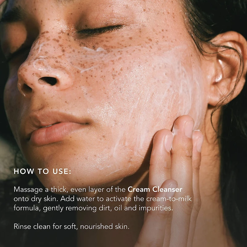 Hydrating Rose Cream Cleanser for Dry Skin