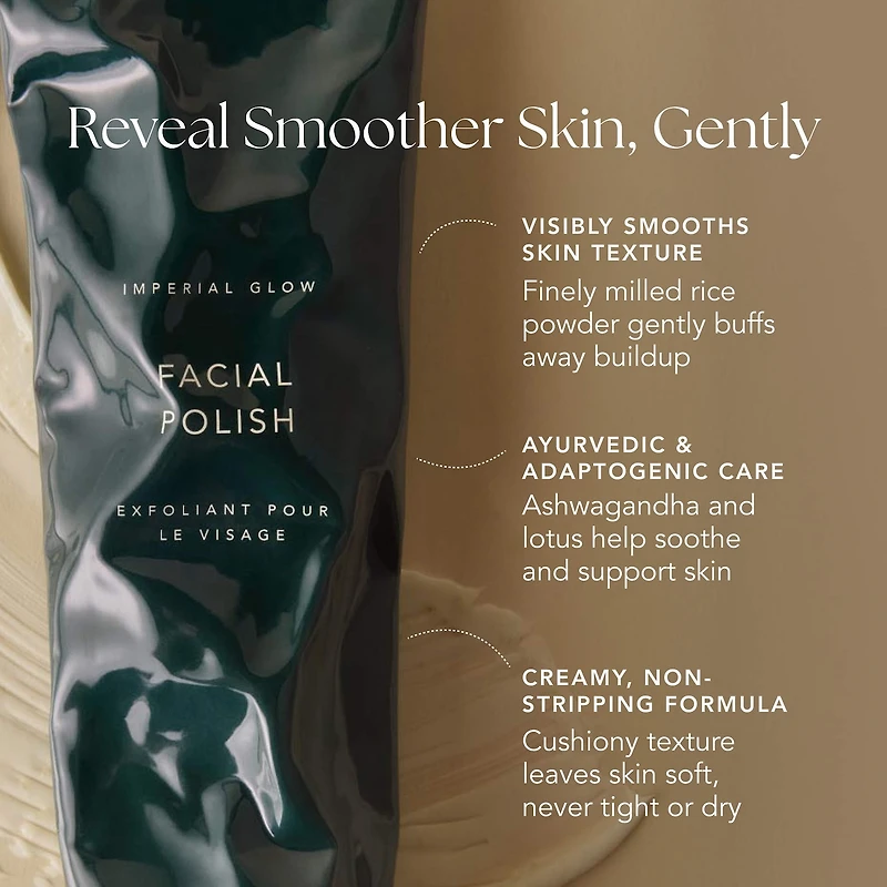 Gentle Facial Polish with Exfoliating Rice Powder & Centella
