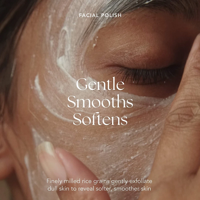 Gentle Facial Polish with Exfoliating Rice Powder & Centella