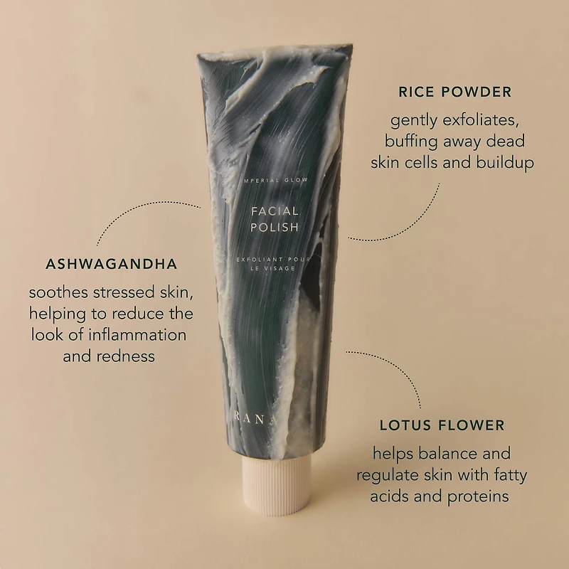 Gentle Facial Polish with Exfoliating Rice Powder & Centella