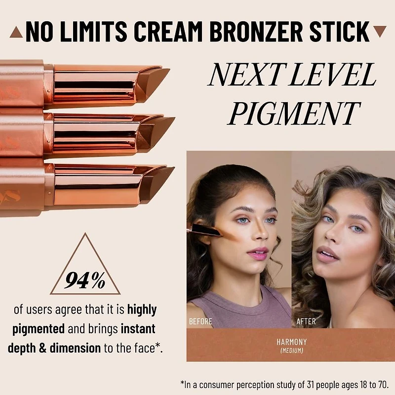 Bâton crème bronzante et contour No Limits