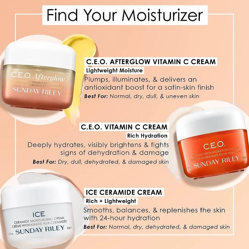 Sérum illuminateur C.E.O. Hydratant éclat avec vitamine C Afterglow