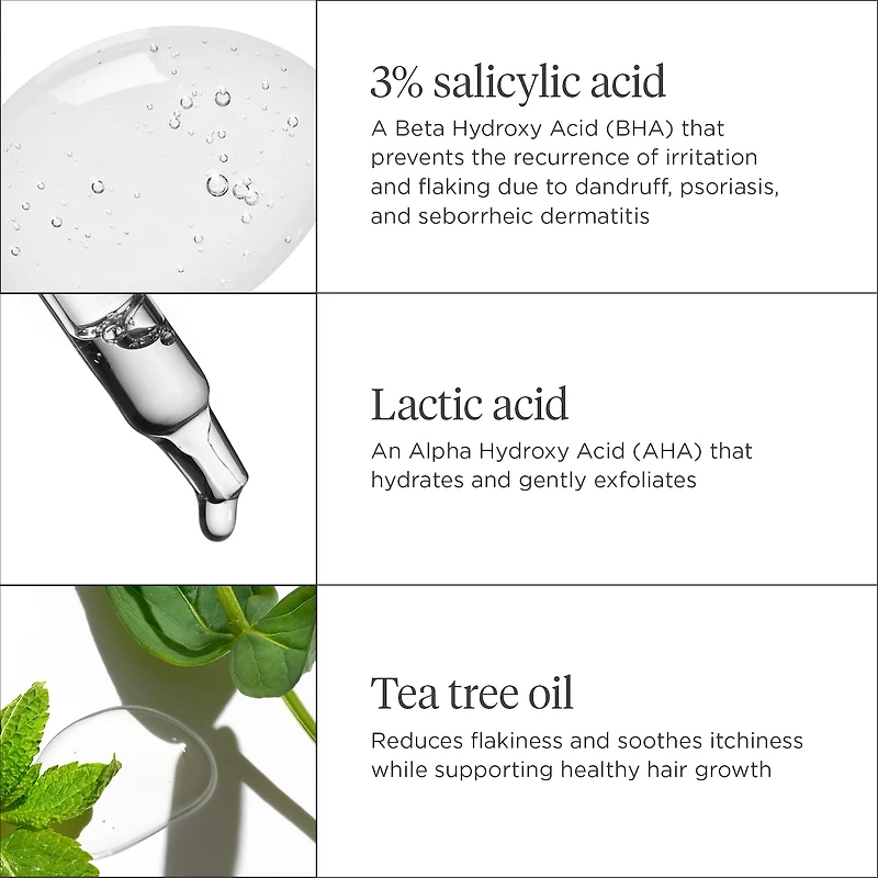 Scalp Revival MaxStrength Dandruff Relief Shampoo Charcoal + AHA/BHA with Salicylic Acid 3%