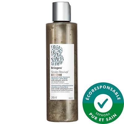 Scalp Revival MaxStrength Dandruff Relief Shampoo Charcoal + AHA/BHA with Salicylic Acid 3%