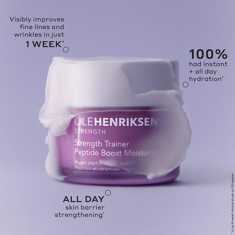 Strength Peptide Barrier Boost Moisturizer with Hyaluronic Acid and Niacinamide