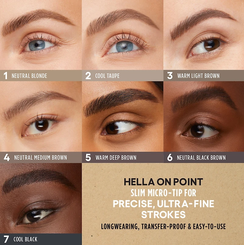 Hella On Point Clean Ultra-Fine Brow Pencil