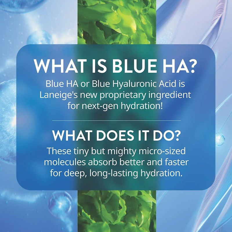Lotion tonique exfoliante à l’acide hyaluronique bleu Water Bank