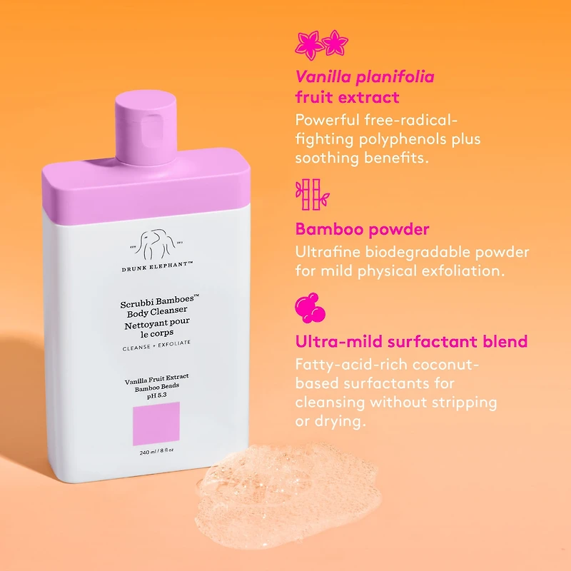 Scrubbi Bamboes ™ Body Cleanser