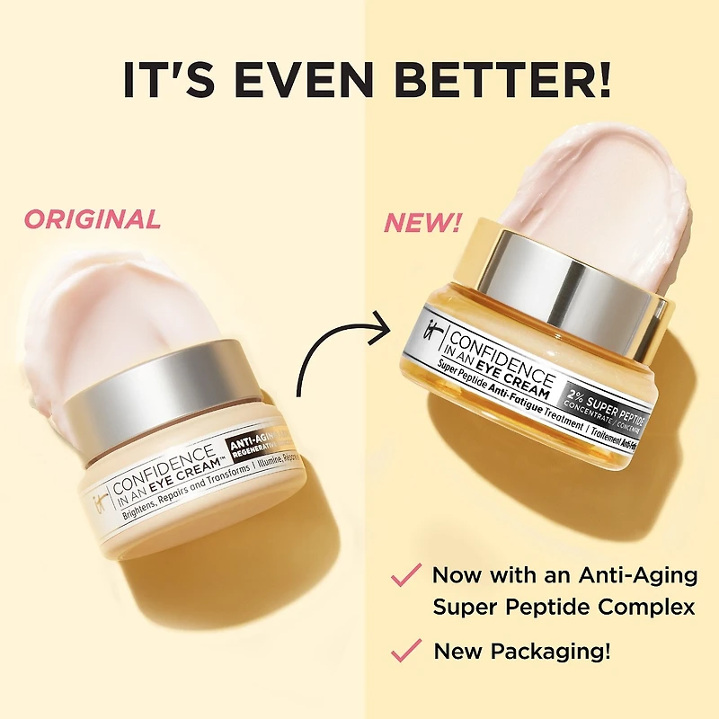 Crème contour des yeux anti-âge aux peptides Confidence in an Eye Cream