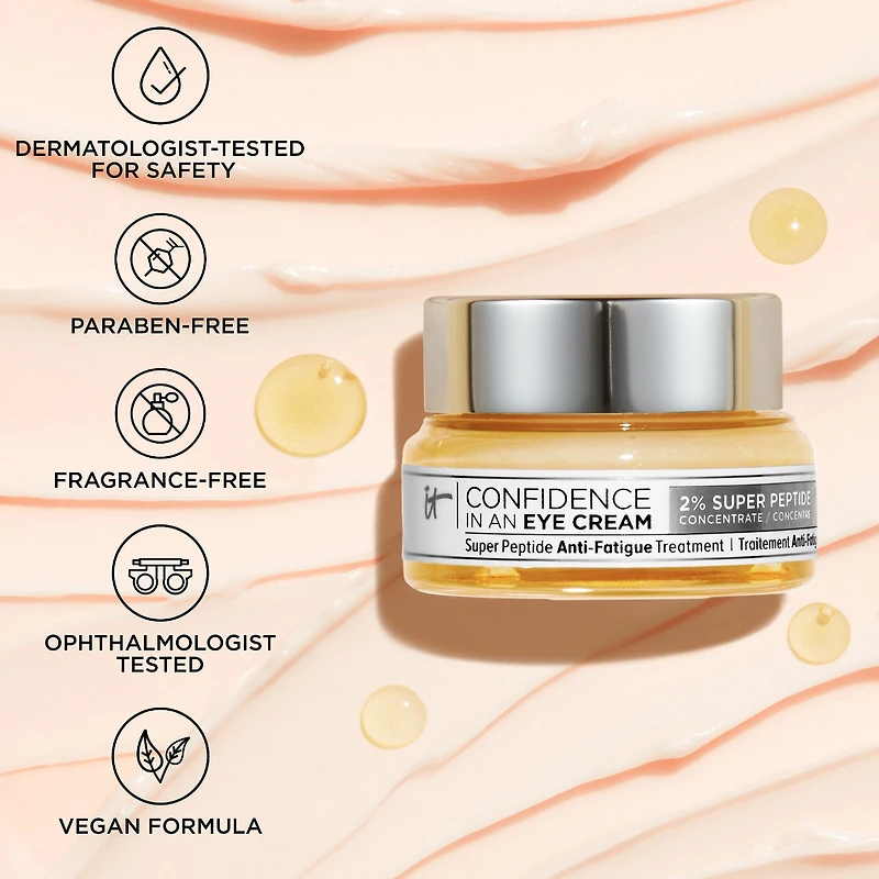 Crème contour des yeux anti-âge aux peptides Confidence in an Eye Cream