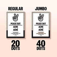 Peace Out Salicylic Acid Acne Healing Dots Mega Value Pack + Free Travel Bag