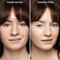 Baume estompant en poudre Yummy Skin : base et fond de teint teinté