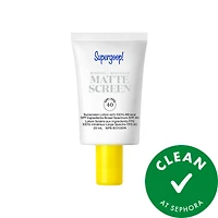 Supergoop! Mini Mineral Mattescreen Sunscreen SPF 40.67 oz / 20 mL
