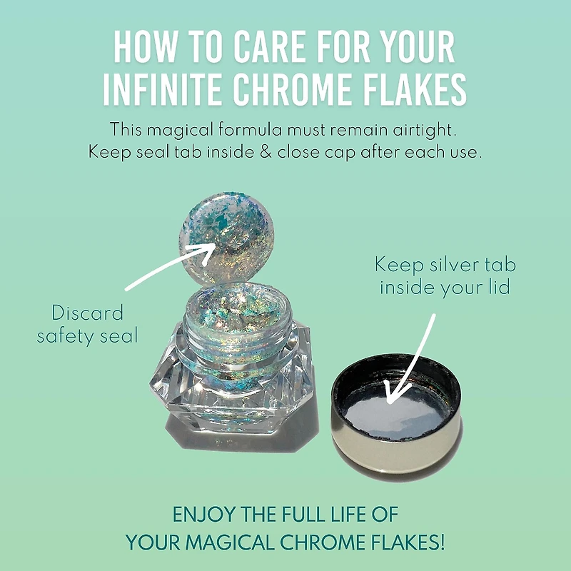 Gel chromatique paupières et visage Infinite Chrome Flakes Multichrome