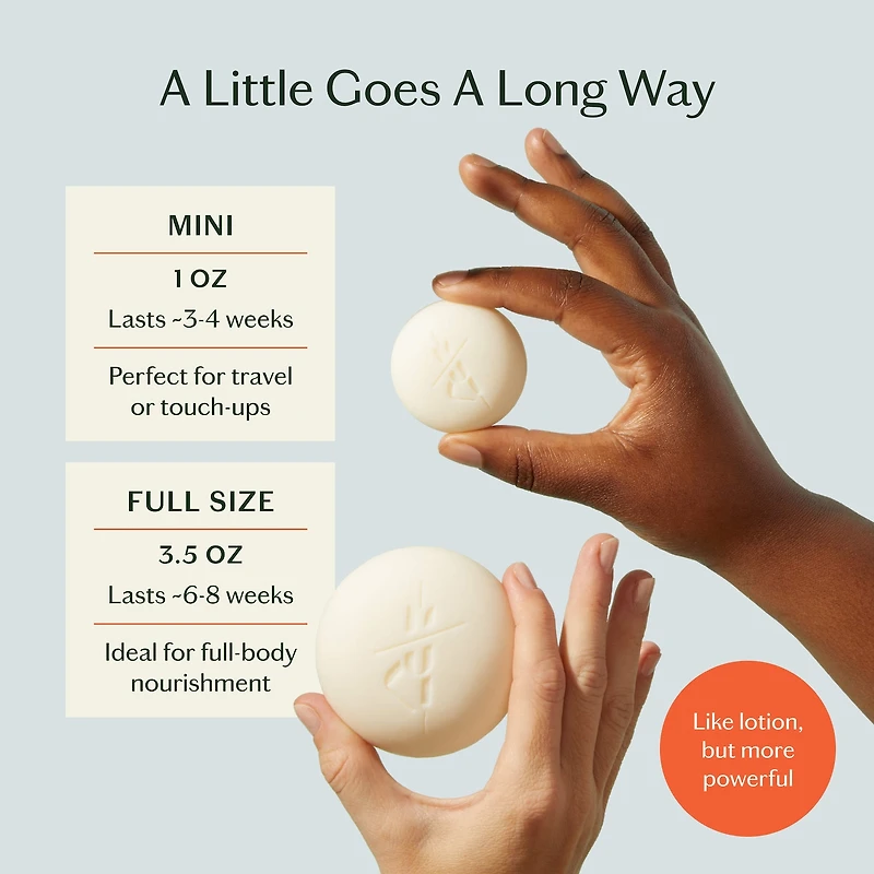 The Body Stone - Deep Moisturizing Cocoa Butter Lotion Bar for Dry Skin Treatment