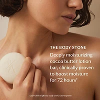 Body Stone - 72-Hr Deep Moisturizing Cocoa Butter Lotion Bar for Dry Skin