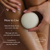 Body Stone - 72-Hr Deep Moisturizing Cocoa Butter Lotion Bar for Dry Skin