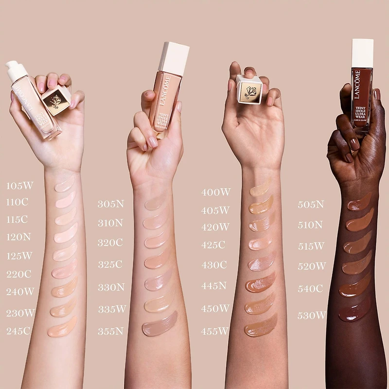 Fond de teint Soin et Éclat Teint Idole Ultra Wear avec acide hyaluronique