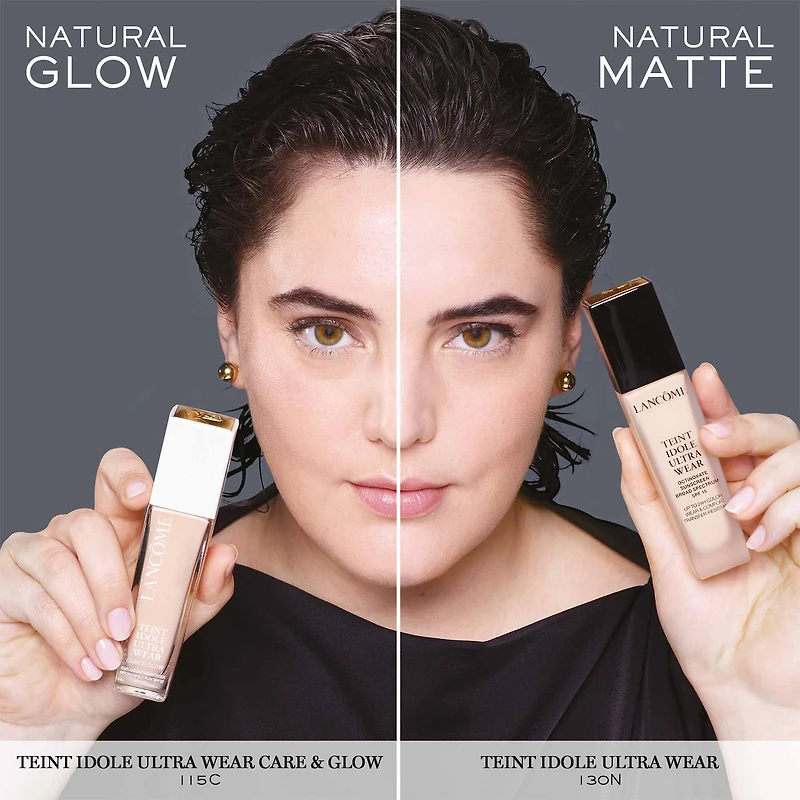 Fond de teint Soin et Éclat Teint Idole Ultra Wear avec acide hyaluronique
