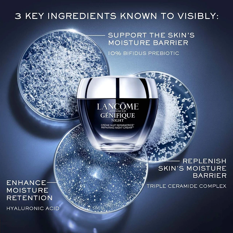 Crème de nuit Advanced Génifique avec complexe de triple céramide