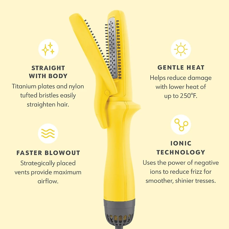 The Straight Shot Blow Drying Flat Iron