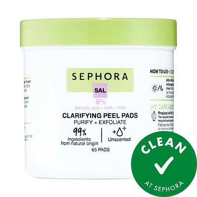 Clarifying Peel Pads with Salicylic Acid