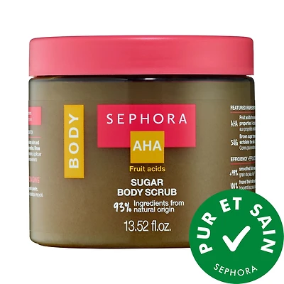 Exfoliant pour le corps au sucre avec AHA