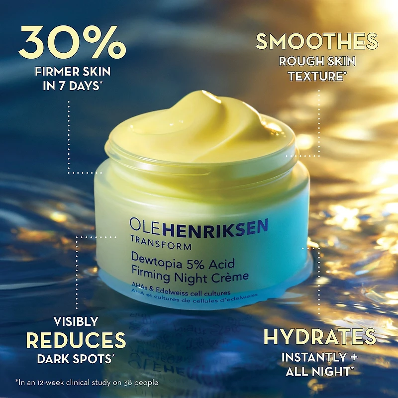 Dewtopia 5% AHA Firming Night Crème