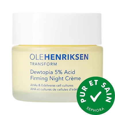 Dewtopia 5% AHA Firming Night Crème