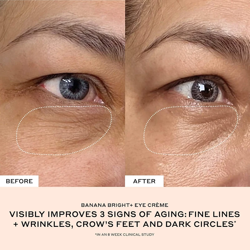 Crème contour des yeux à la vitamine C Banana Bright+ pour cernes