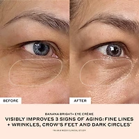 Crème contour des yeux à la vitamine C Banana Bright+ pour cernes