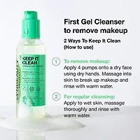 Gel nettoyant hydratant Keep It Clean avec céramides et 10 acides aminés 