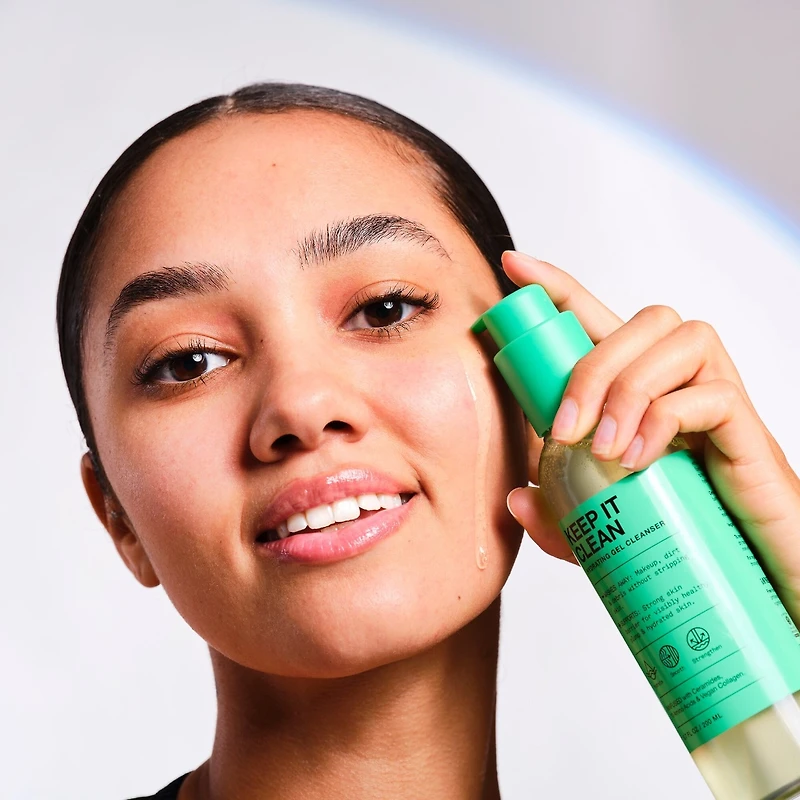 Gel nettoyant hydratant Keep It Clean avec céramides et 10 acides aminés 