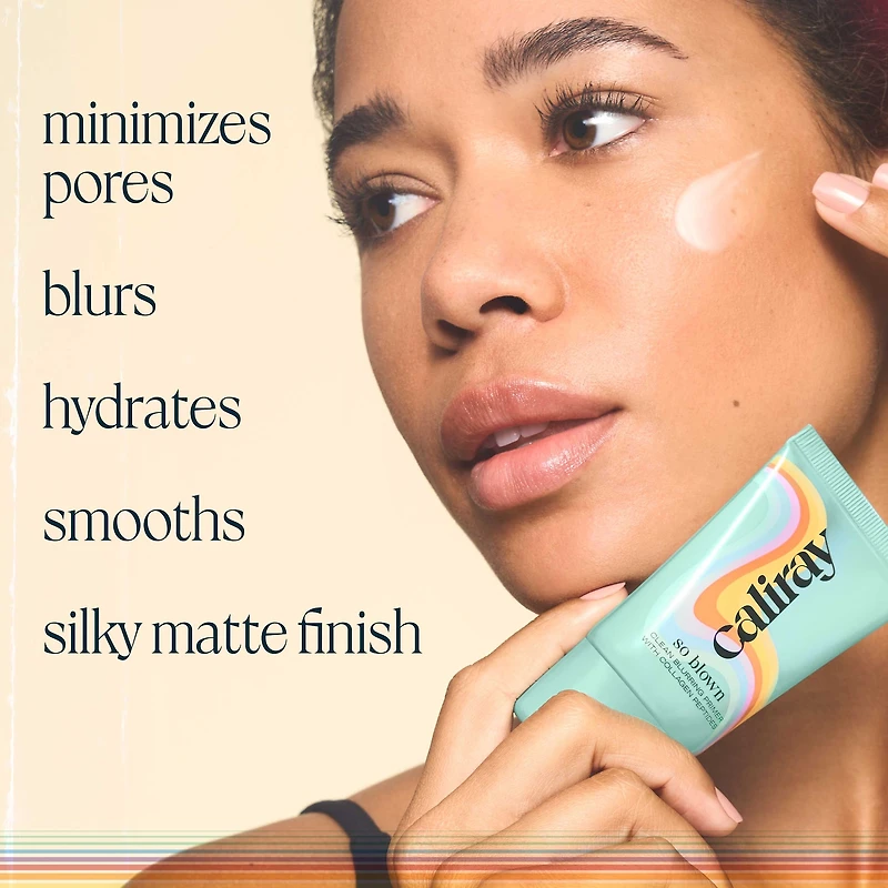 Base aux peptides de collagène minimisant les pores et hydratant So Blown avec niacinamide
