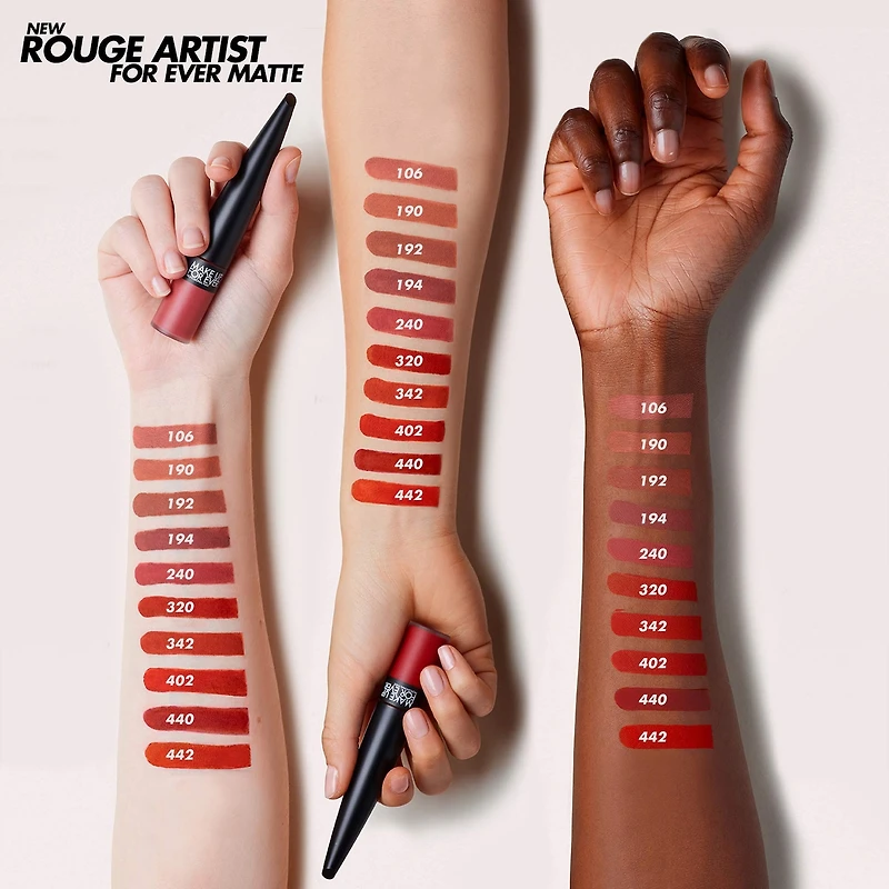 Rouge à lèvres liquide longue tenue mat 24H Artist For Ever