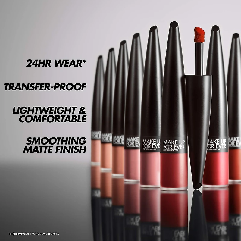 Rouge à lèvres liquide longue tenue mat 24H Artist For Ever