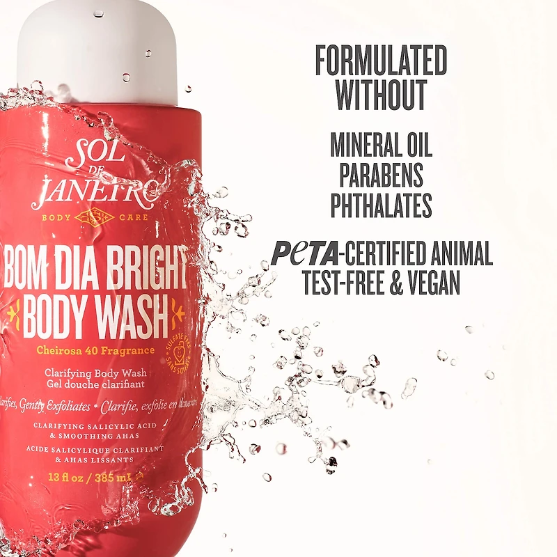 Bom Dia Bright™ Clarifying AHA BHA Body Wash