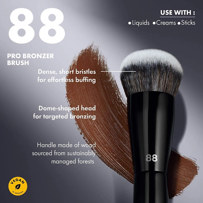 Pinceau poudre bronzante PRO no 88